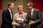 Visit of UN Secretary General 15-18 July 2011. Copyright © Office of the President of the Republic of Finland 